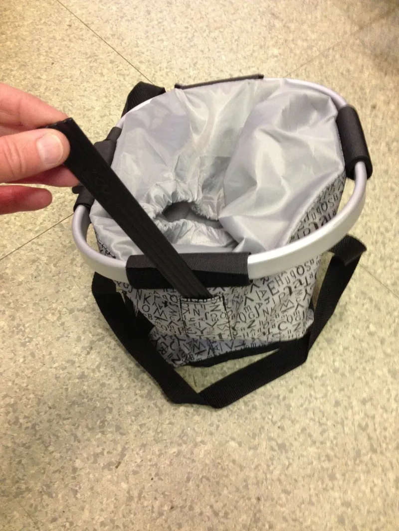 Handlebar Bag Soft Bag Grey-7